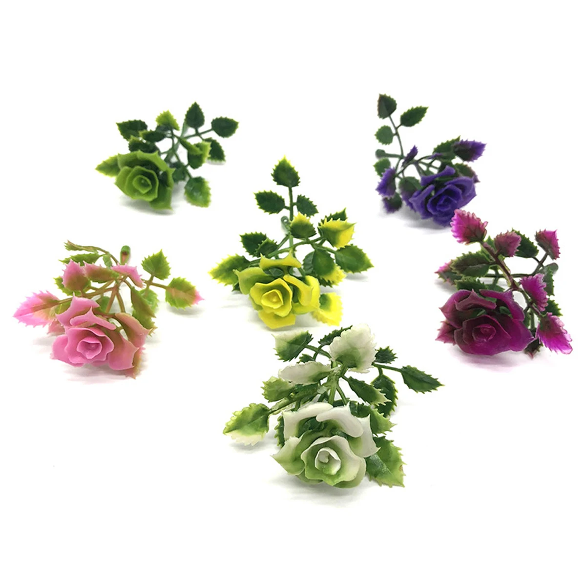 

20Pcs with Leaves Rose Christmas Decorations For Home Wedding Bride Wrist Decorated Wall Flowers Artificial Plants Ddiy Gift Box