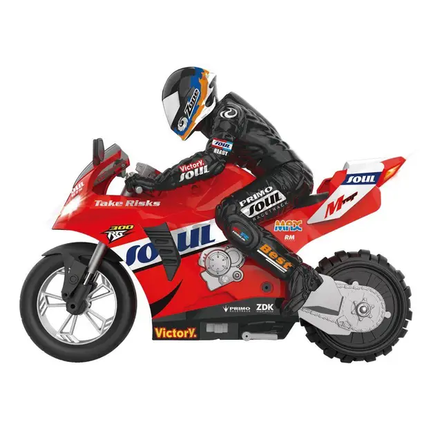 HC-802 1:6 Rc Motorcycle Self Balanced Stunt Simulate Motorcycle With Self Balanced Stunt Romote Control Toy For Kids Children 3