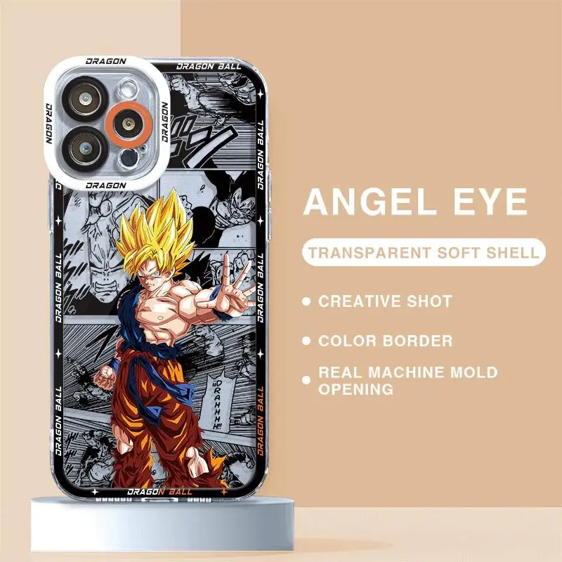 Funda de teléfono de bolas de dragones para Apple iPhone 15 Pro Max 13 14 Plus 12 Mini 11 Pro XR 8 SE 7 6S XS MAX, cubierta de armadura mate