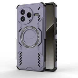 Advanced Heat Dissipation Phone Case with Lens Protection and Magnetic Wireless Charging Capability for Poco F7 Ultra (Purple)