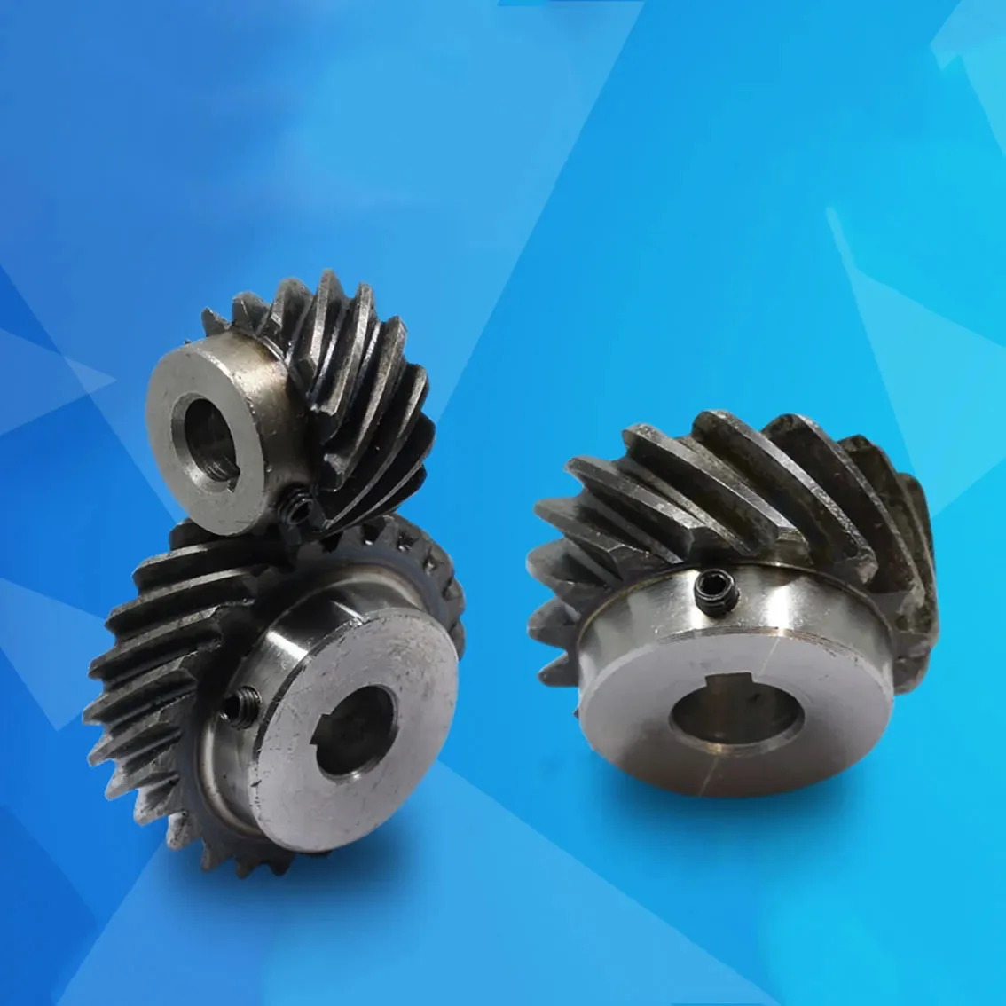 Description Picture 2 of item1pcs 2M 10-15 Teeth 45 Degree Left Helical Gear Staggered Gear Bore 10mm 12mm 14mm 15mm 17mm 19mm Machinery Transmission Parts