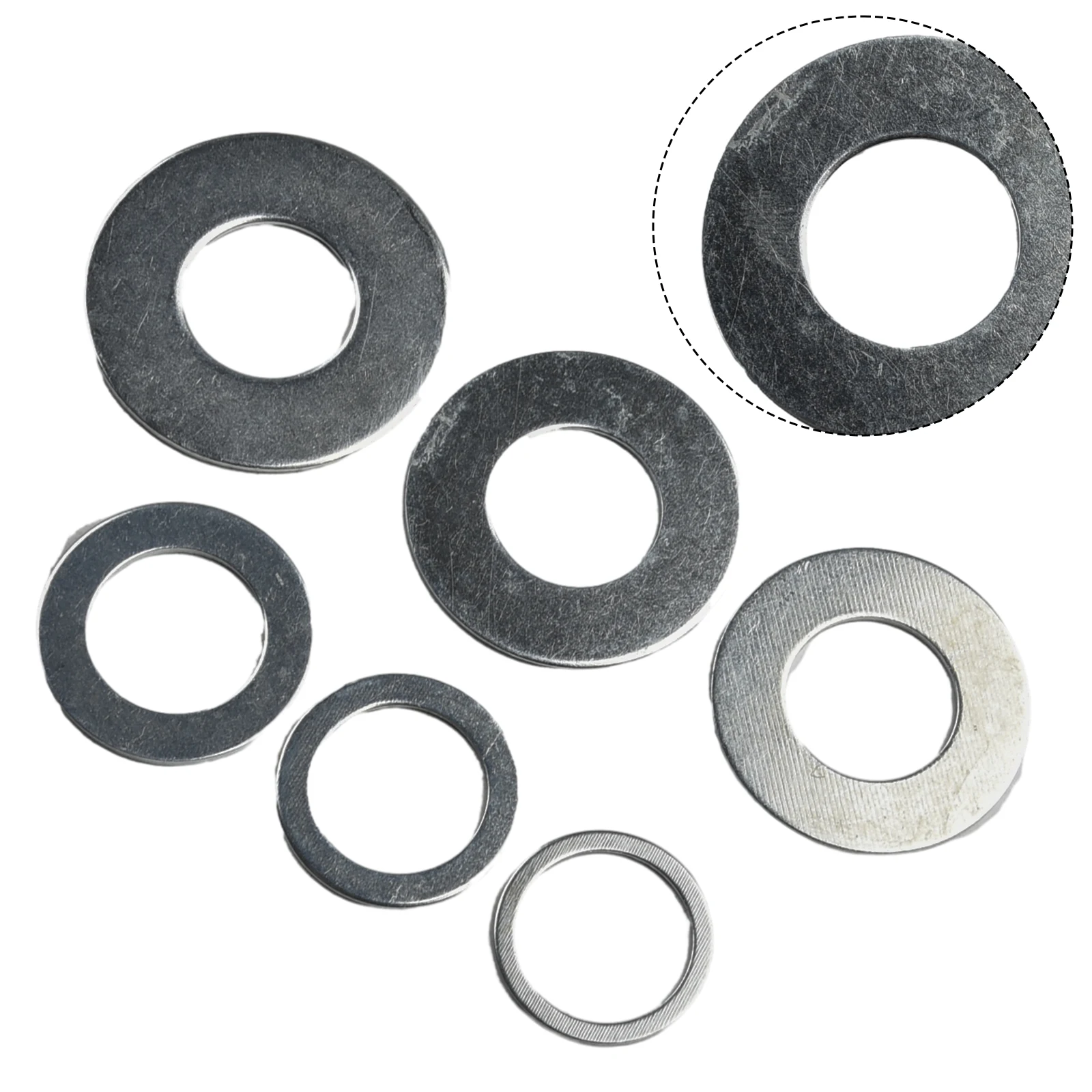 6pcs  Circular Saw Blade Reducing Ring Conversion Ring Washer Hole Conversion Shims For Grinder From Different Angle Part conversion ring circular saw diameter different anglem internal