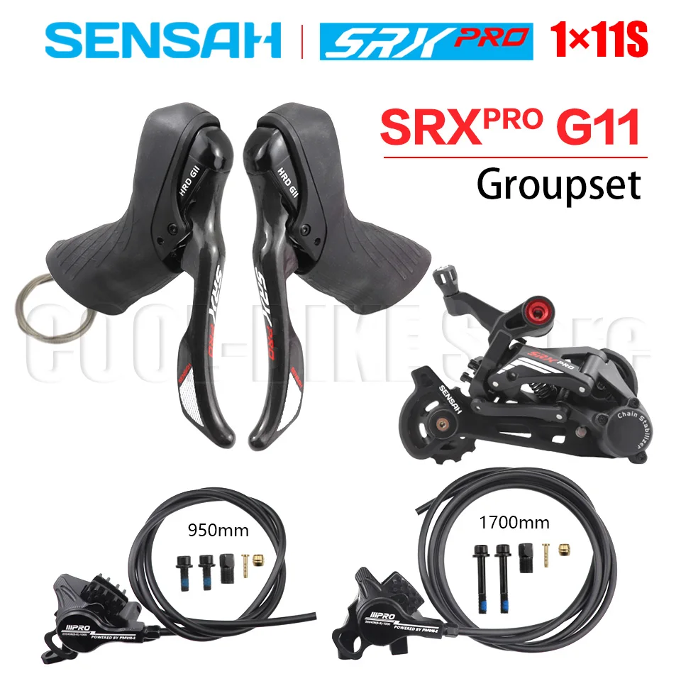 SENSAH SRX PRO G11 HRD 1x11 スピード ロードバイク油圧