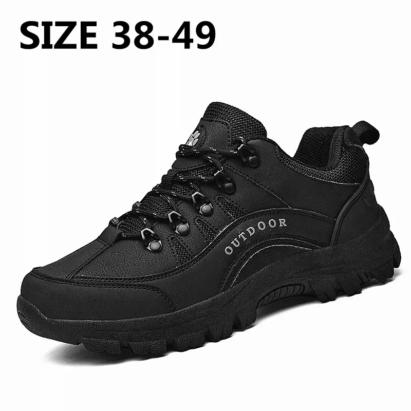 

Outdoor Men Sneakers High Quality Hiking Shoes Non-Slip Waterproof Men Trekking Shoes Climbing Boots Zapatos De Hombre