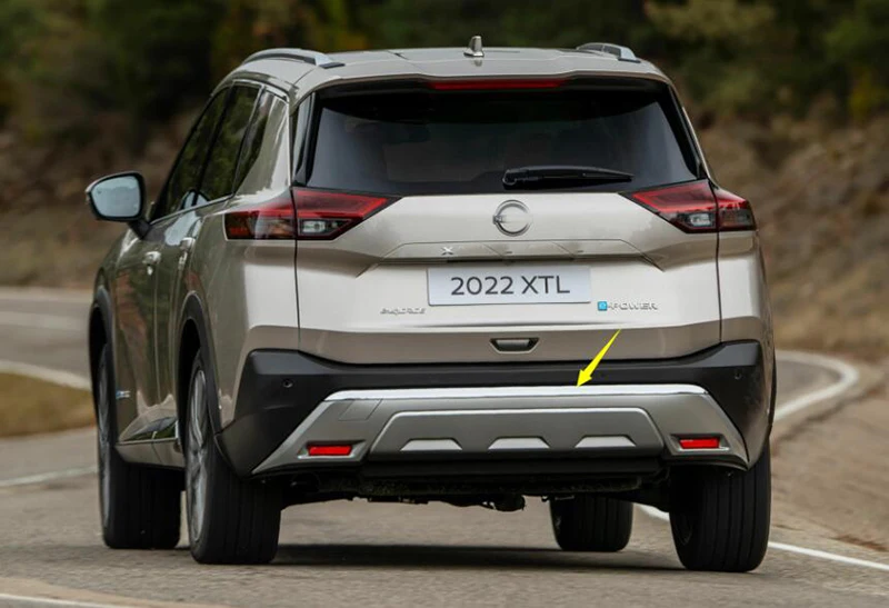 For Nissan X-Trail Rogue (T33) 2021 2022 ABS Chrome Rear Bumper