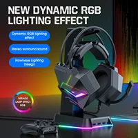 ONIKUMA X20 Dynamic RGB Gaming Headset With Mic Over Ear Headphones 7 1 Surround Sound Wired