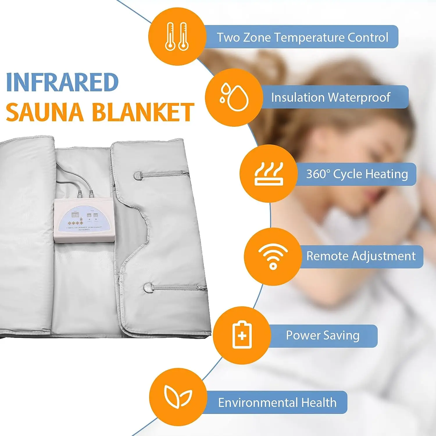 2-Zone Sauna Blanket 5