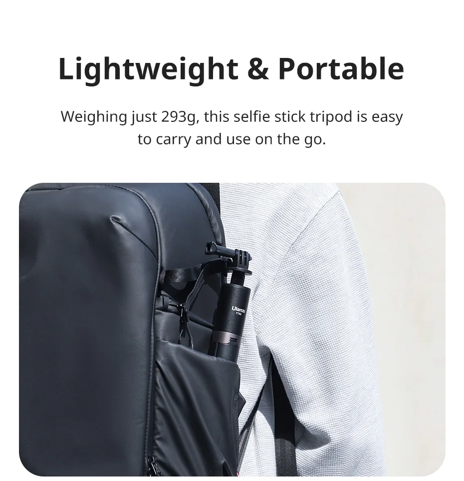 1.5m Portable Selfie Stick Tripod for Insta360/GoPro 28-150cm 800g Load for Live