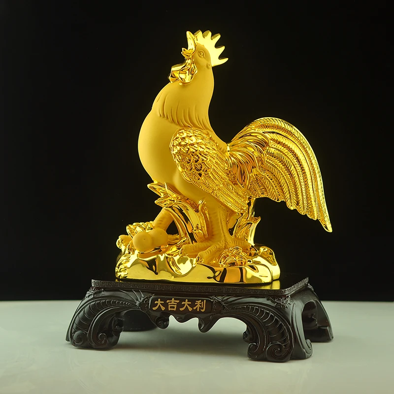 chinese-zodiac-rooster-resin-ornaments-personality-living-room-home-decoration-gift-birthday-present-christmas-decorations