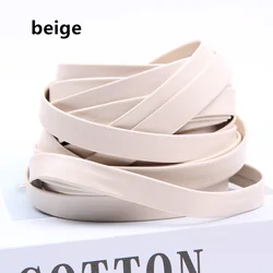 Double Fold PU Bias Binding Tape for Crafting and Sewing Projects (Beige)