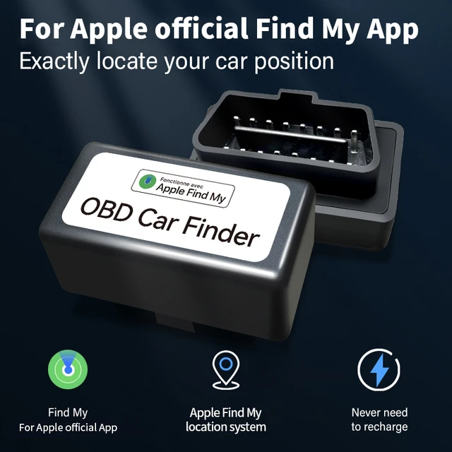 Mini Car OBD GPS Locator Works With Apple Find My APP Quick Installation  Smart Tracker Anti-lost Device Finder Global Position - AliExpress