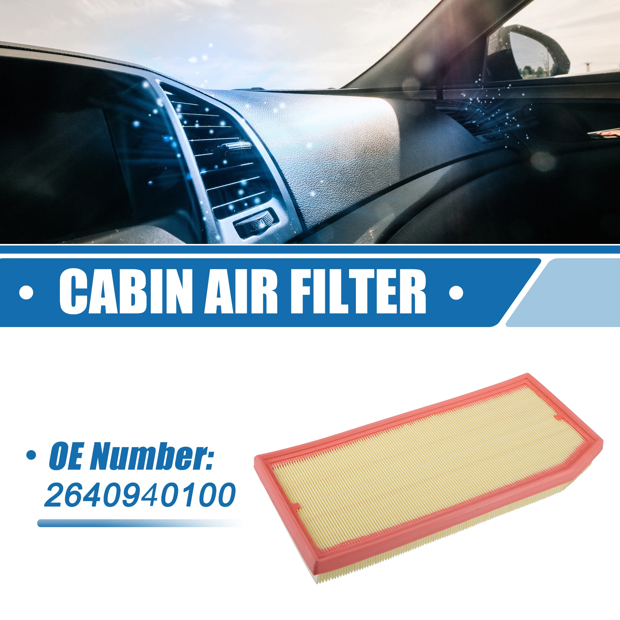 XAutohauxCarEngineCabinAirFilter2640940100forMercedesBenzGLC