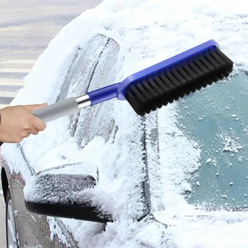 Snow Cleaner For Car Car Windshield Brush Long-Handle Snow Remover Brush Windshield With Ice Scraper For &