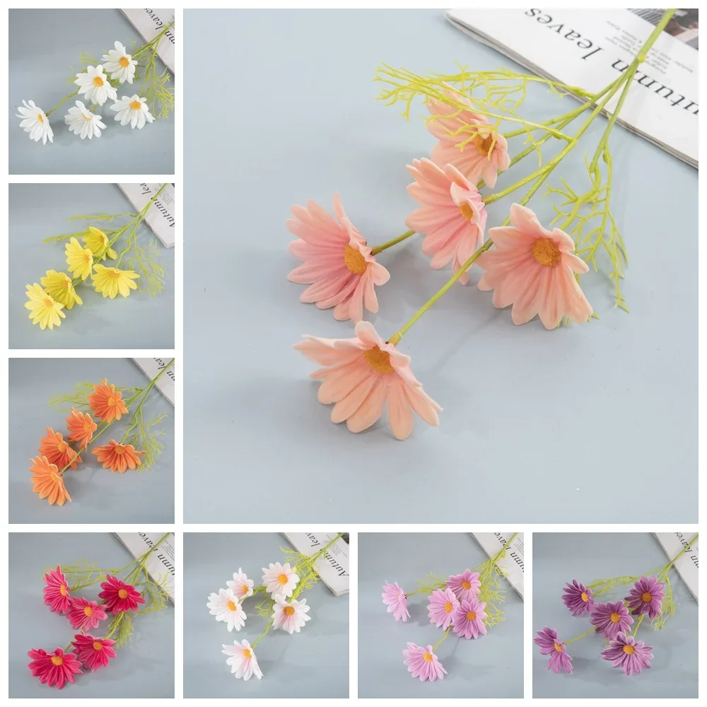 48.5cm PU Sun Flower INS Style Artificial Flower Home Decoration Wedding Decoration Home Decor Flores Artificiales Gifts