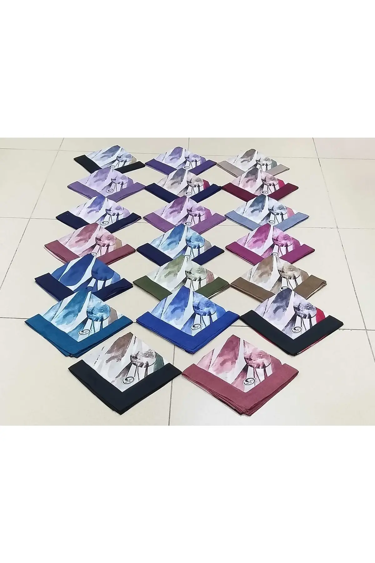 

Mixed Color 10 Write Orange Scarf Hijab Clothing