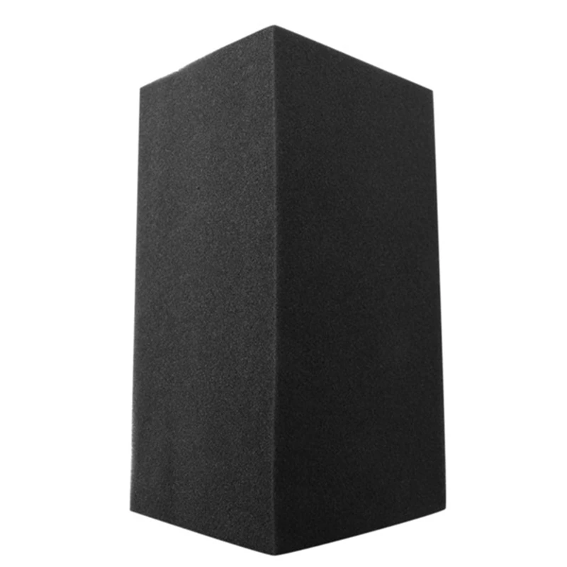 Acoustic Foam 1Pc 15X15X15cm Square Sound Insulation Foam + 3Pcs 12X12X24cm Bass Trap Wall Foam Flame Retardant 4Pcs/Set acoustic foam