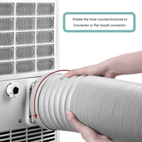 Tube flexible universel pour climatiseur portable, pièces de rechange pour climatisation mobile, tuyau de ventilation accessible, 1.5 m, 2m 2