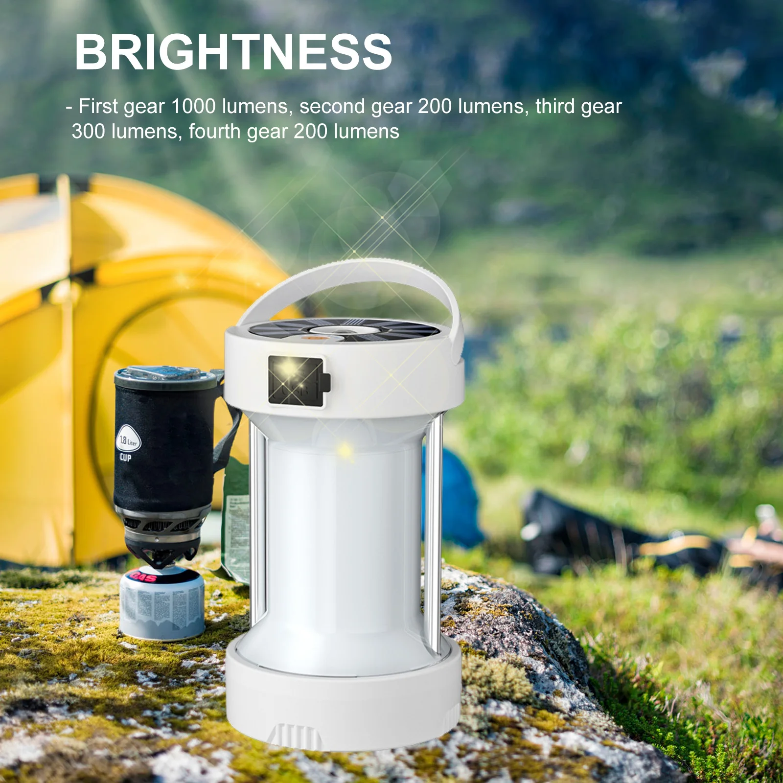10000mah Camping Equipment Lantern Outdoor Solar Emergency Lights