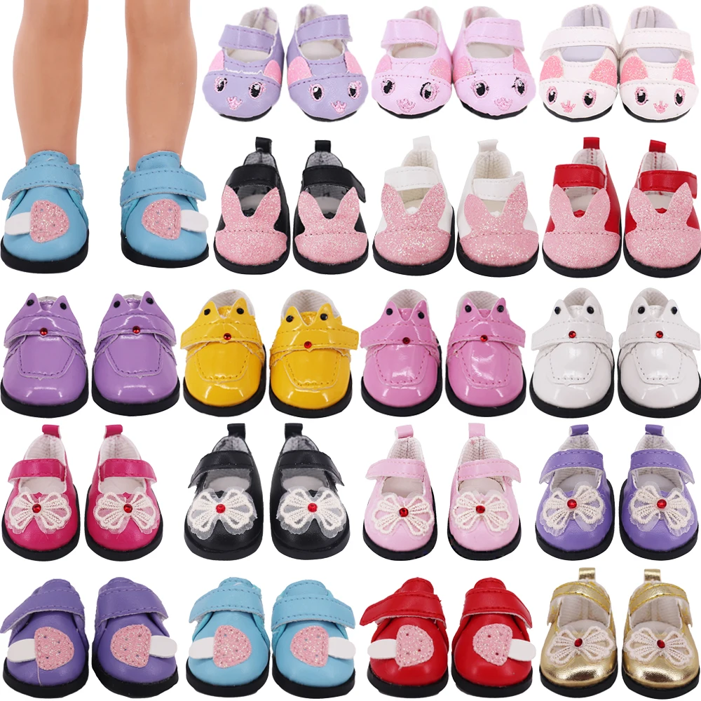 귀여운 인형 신발 귀 버섯 패치, 14 인치 웰리 위셔 및 32-34cm 파올라 레이나 인형 의류 액세서리, 25cm 네누코, 5.5cm 