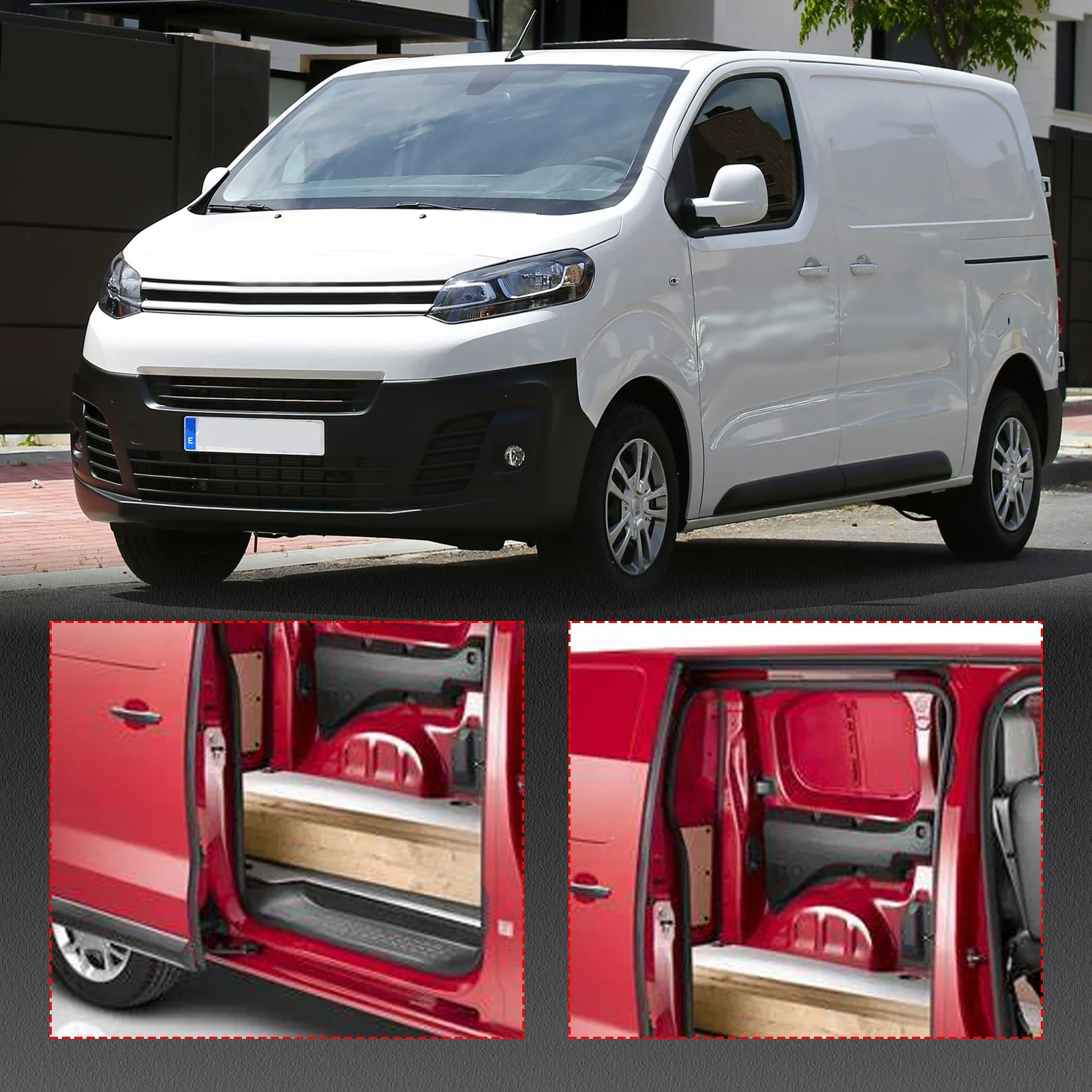Side Door Wheel Kit 9033.T7 9033.T9 1498205080 For Citroen Jumpy 2 Fiat Scudo 2 Peugeot Expert 2007- Sliding Door Roller