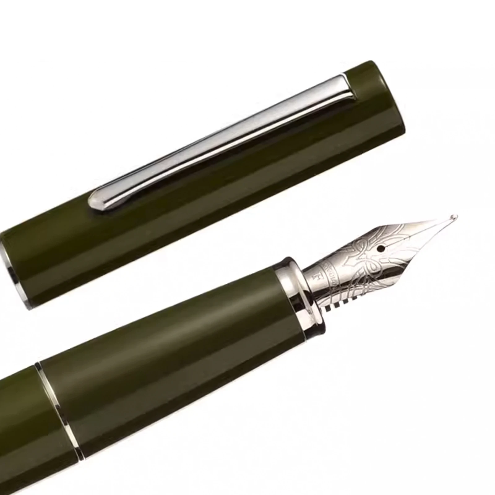Hongdian C2 Mystery Explorer Classic Metal Fountain Pen EF/F Polished Plain Nib School Office Supplies student Writing Pen fountain pen