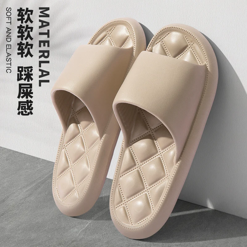 

women indoor home four seasons bathroom bath thick bottom slip-resistant wearing sandals and slippers 4917