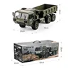 Remote Control Scale Wheeled Truck 1:16 Remote Control Vehicle Model Six Wheel Drive WiFi Cameras Simulation Military Card Rc 1