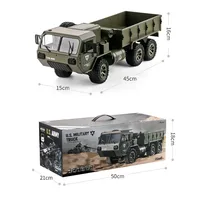 Remote Control Scale Wheeled Truck 1:16 Remote Control Vehicle Model Six Wheel Drive WiFi Cameras Simulation Military Card Rc 1