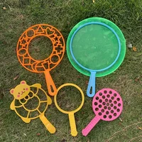 Bubble Machine Blowing Bubble Tool Soap Bubble Maker Blower Set Big Bubble Dish Outdoor Funny Gift Toys For Children Bubble Wand 3