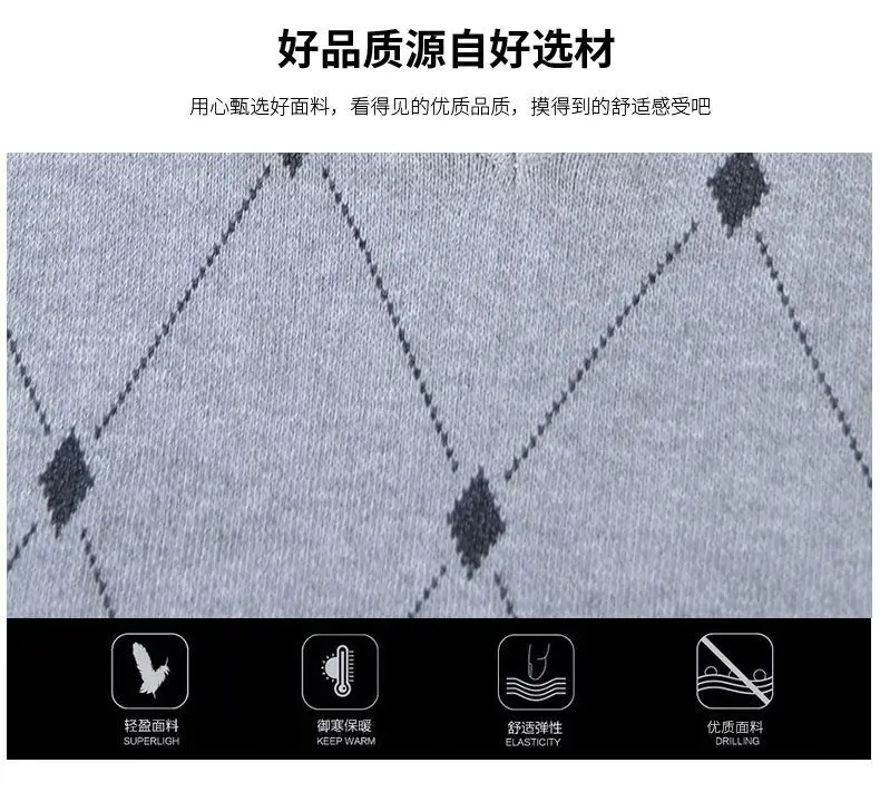 Description Picture 3 of itemTop Grade New Autum Winter Fashion Brand Designer Sweater Vest Knit Men Pullover V Neck Sleeveless Casual Men's Clothing A97
