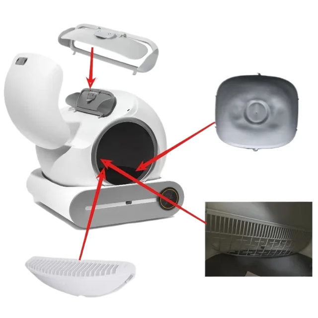 Tonepie Smart Cats Litter Box Tipro Accessories Removable Filter Screen Cat Toilets Sand Baffle Cat Supplie Arenero Gato Tonepie Smart Cats Litter Box Tipro Accessories Removable Filter Screen Cat Toilets Sand Baffle Cat Supplie Arenero Gato