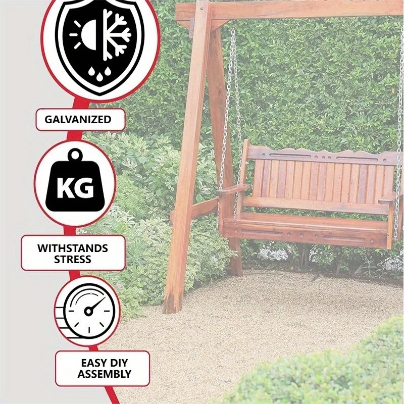 Steel Driven Ground Anchors for Wooden Swings Stakes Impact Ground Sleeves Wood Post Reinforcement Heavy Duty Fixation