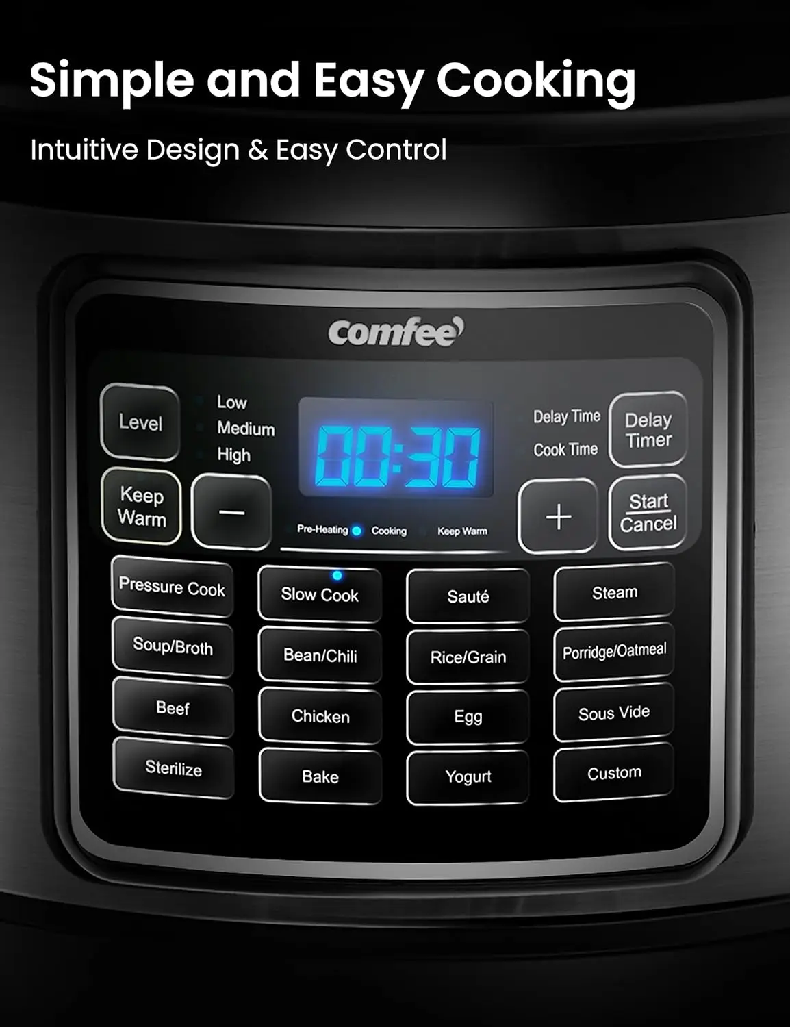 16 in 1 Electric Pressure  Multi Cooker Olla de Presion NonStick Pot Yogurt Maker 4
