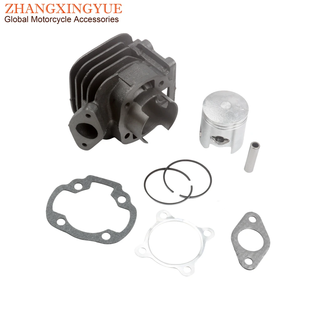 Water Cooled Cylinder Kit for Yamaha Aprilia Aerox Jog Sr 50 70 SR50 SR70  47mm Piston With 10mm Pin 2 Stroke 70cc Scooters スクーター70ccビッグボアシリンダーキット Amico GL 50 Sport SR 50cc AC 47mm / 10mm 2ス