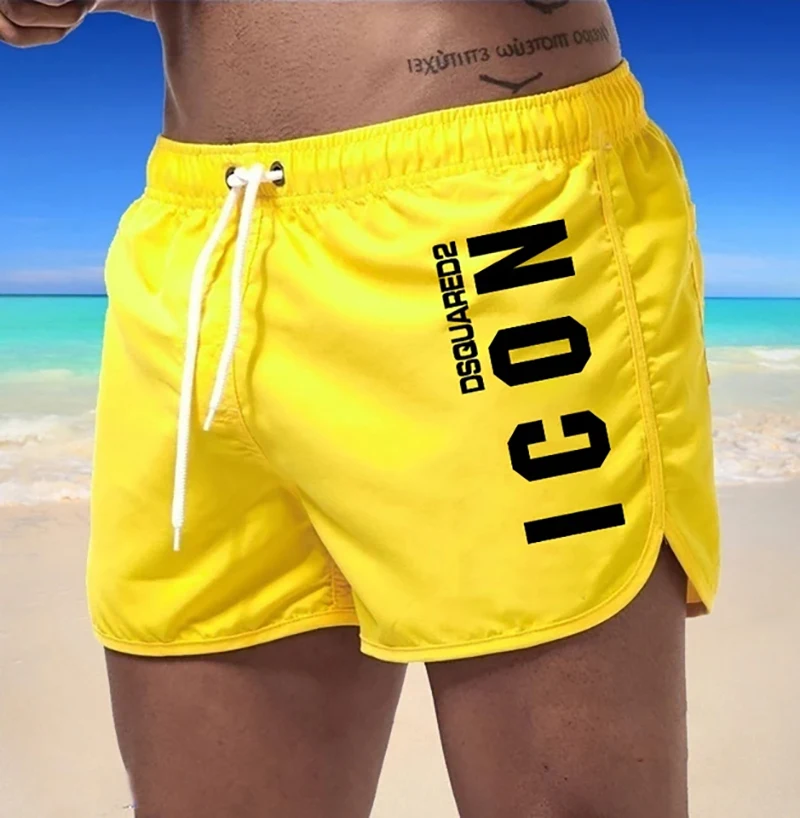

2024 Summer Men's Swim Sports Swimwear Man Swimsuit Swimming Trunks Sexy Beach Shorts Surf Board Male Clothing Pants