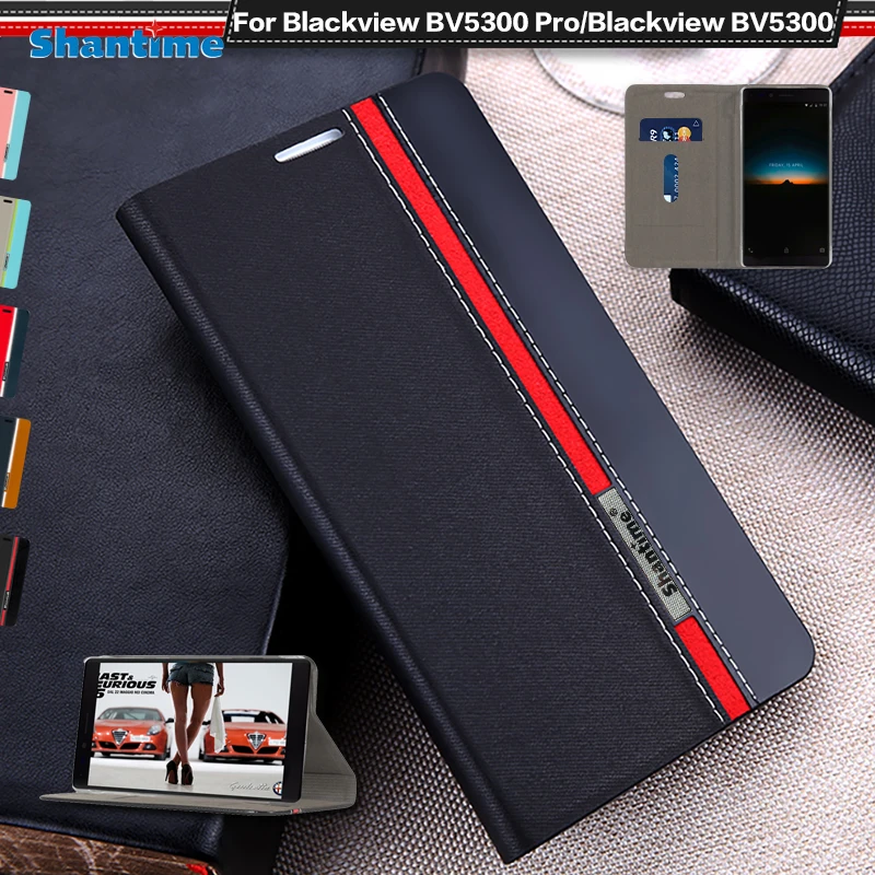 

Luxury PU Leather Case For Blackview BV5300 Pro Flip Case For Blackview BV5300 Phone Case Soft TPU Silicone Back Cover