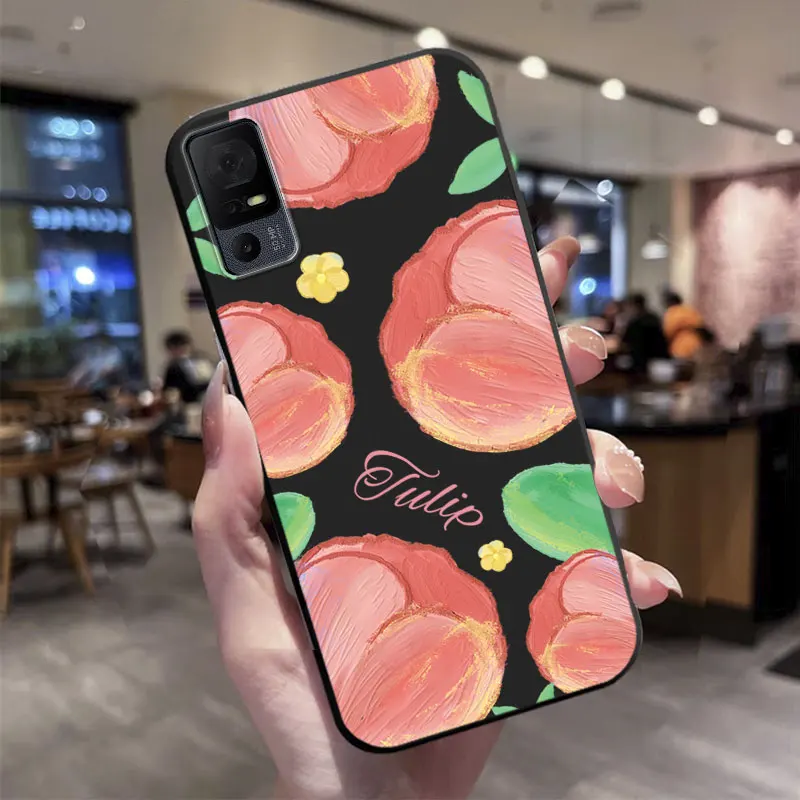 Floral Shockproof Silicone Soft TPU Phone Case - Enhanced Protection and Stylish Back Cover