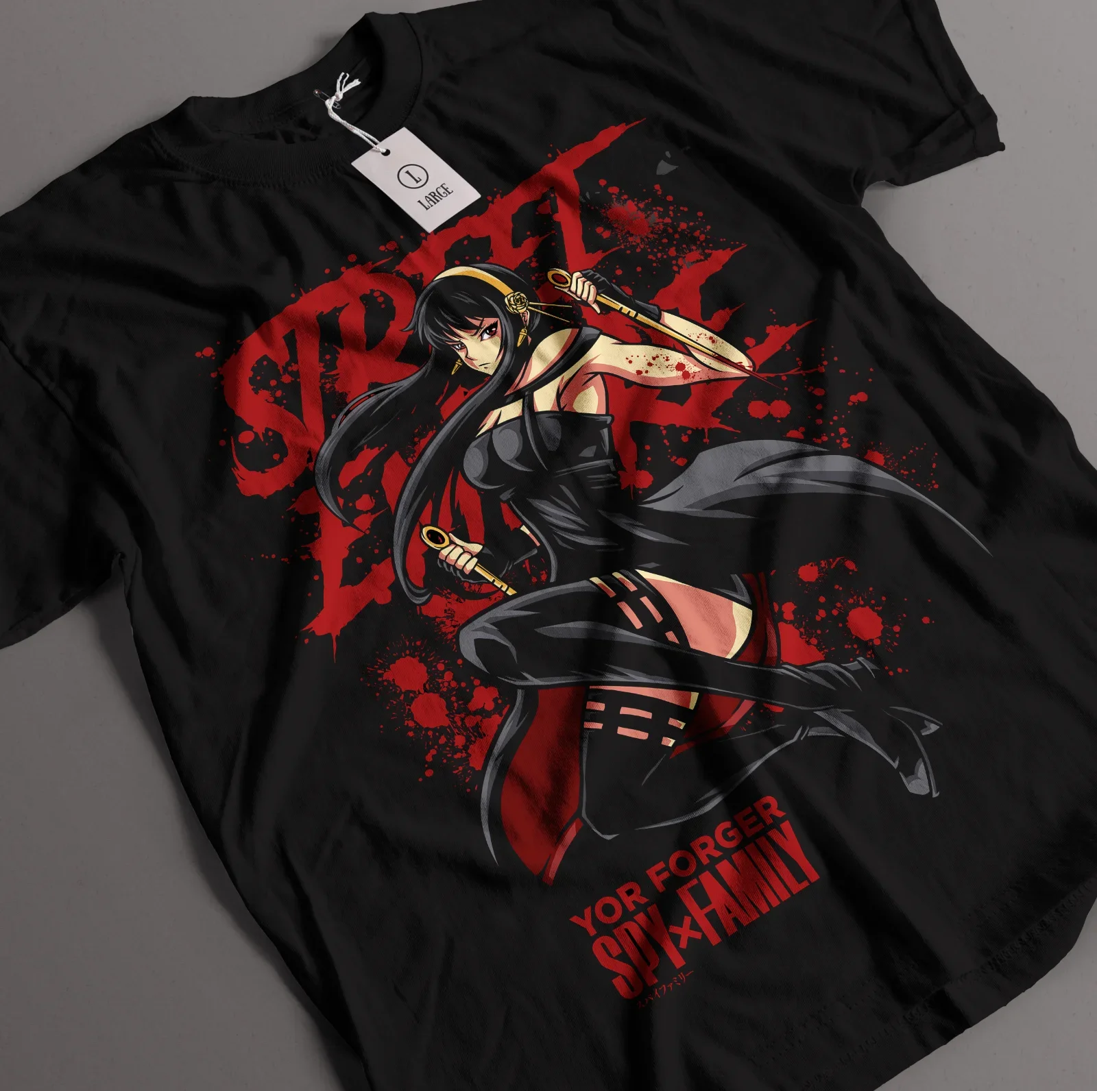 SPY X FAMILY Yor Shirt Loid Forger T-Shirt Anya Tshirt  Kawaii Waifu Anime  Graphic T Shirts  Oversized T Shirt Women's Clothing 2