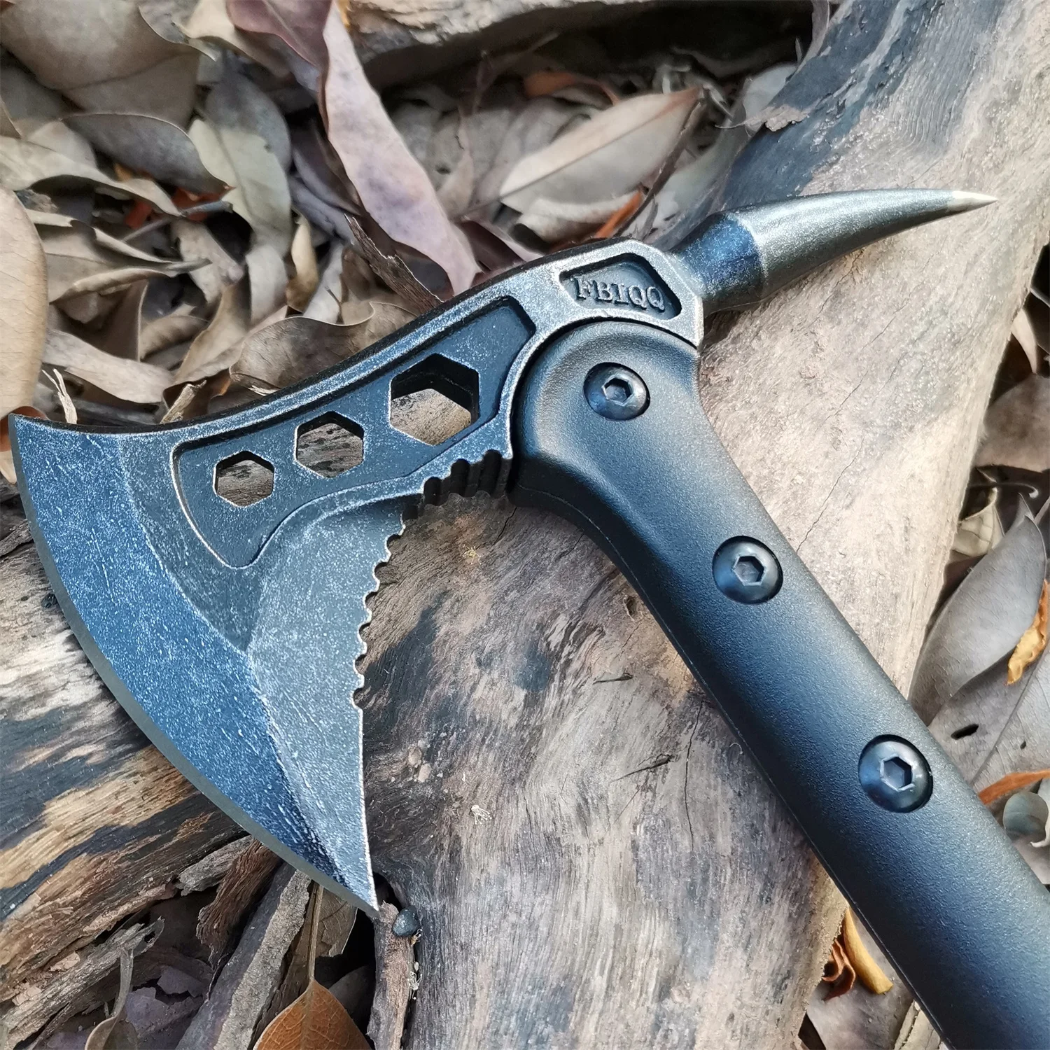 Survival Axe Tactical Hunting Hammer Multifunction Camping Hand Fire Axe Portable Plascti Handle Ax Outdoor Rescue Tools 3