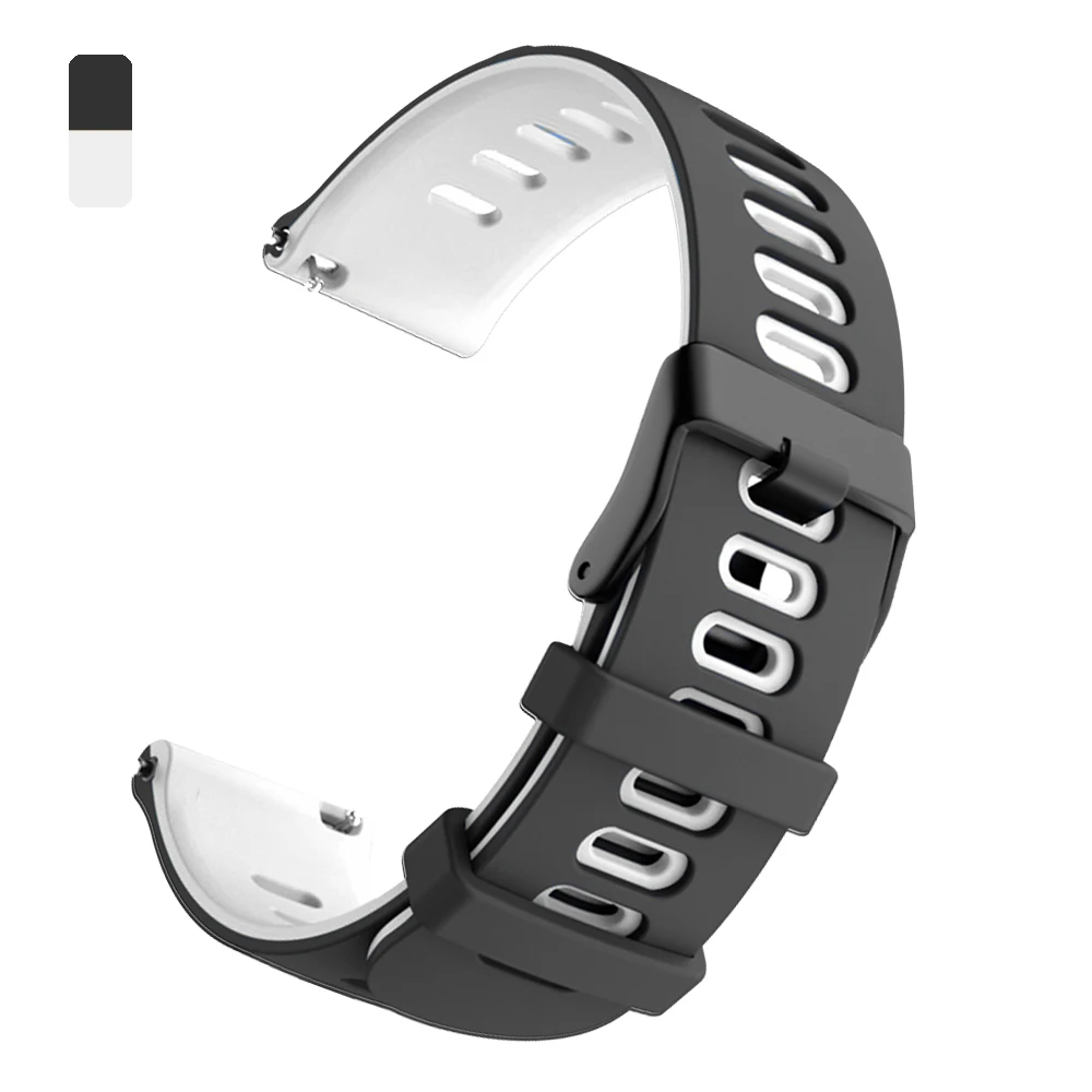 Enhanced Sports Silicone Strap for SUUNTO Watches - Versatile 20mm/22mm Watch Band Replacement