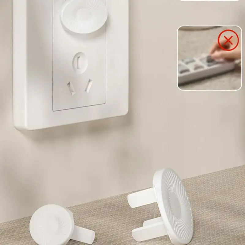 Child Proof Plug Covers Multipurpose Child Proof Socket Covers White Electrical Protector Wear-Resistant Outlet For Most