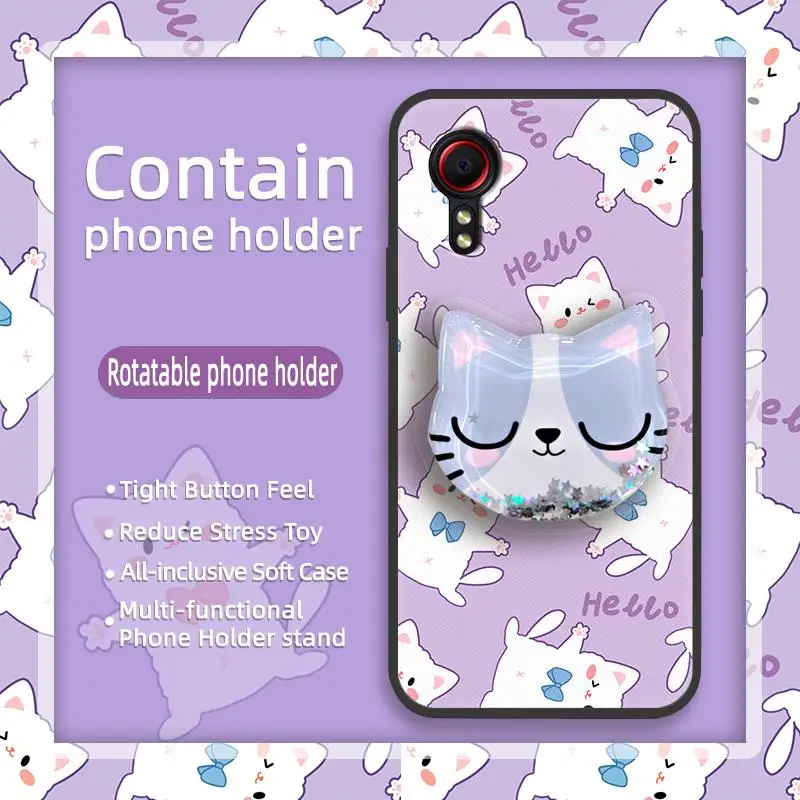 TPU phone stand holder Phone Case For Samsung Galaxy Xcover5/SM-G525F Soft Case Fashion Design 6