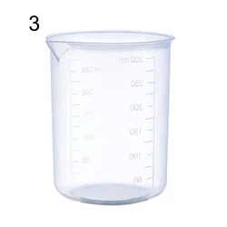 Transparent Plastic Measuring Cup with Graduated Scale for Kitchen Baking and Cooking (300ml)