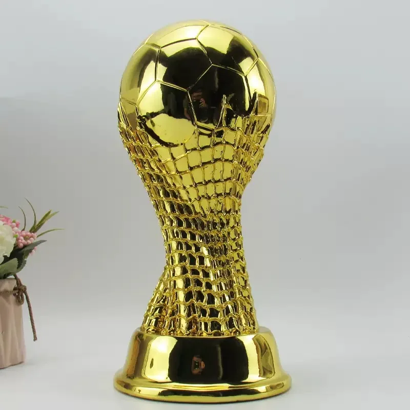맞춤형 골든볼 트로피 축구 경기 기념품 최우수 선수상 20cm 24cm 28cm 학교 스포츠 대회 축구 경기용