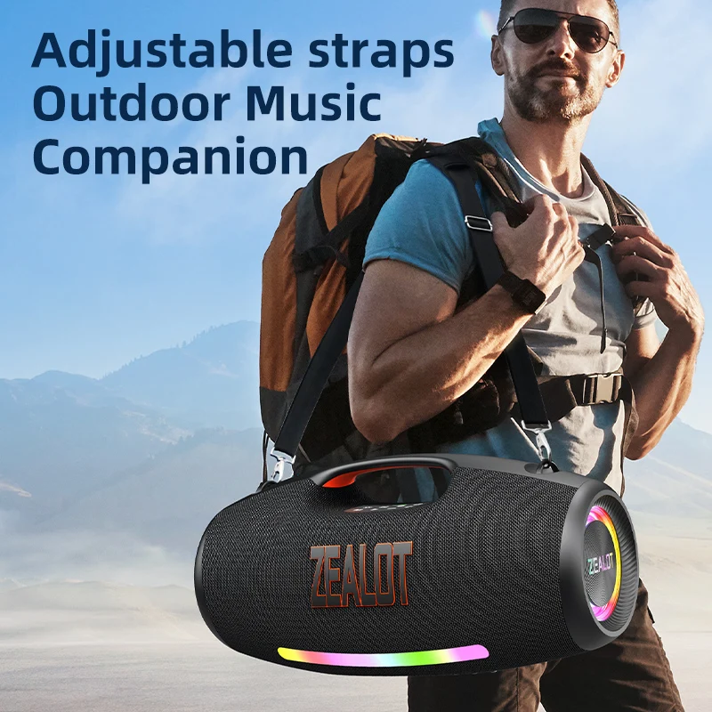 Haut-parleur Bluetooth Portable ZEALOT-S89, puissance StormBox