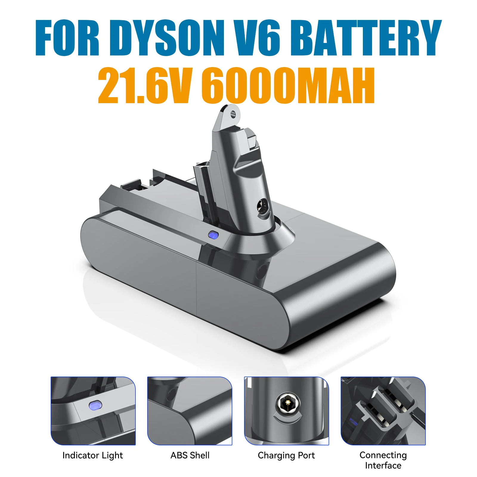 GENUINE Battery For Dyson V6 DC58 Animal DC59 DC61 DC62 SV06 967810-02 Sony Cell