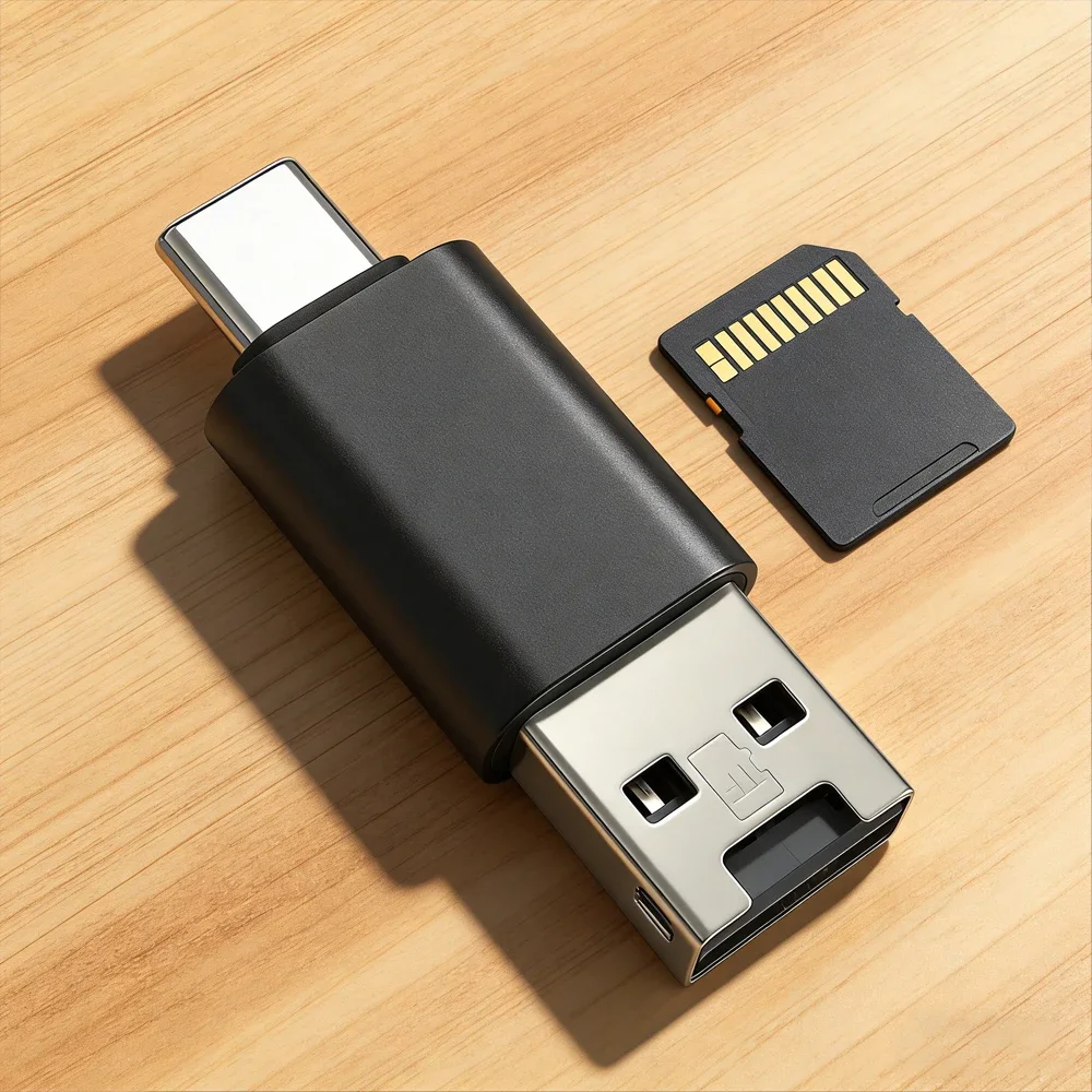 High-Speed USB 3.0 Memory Card Reader Adapter