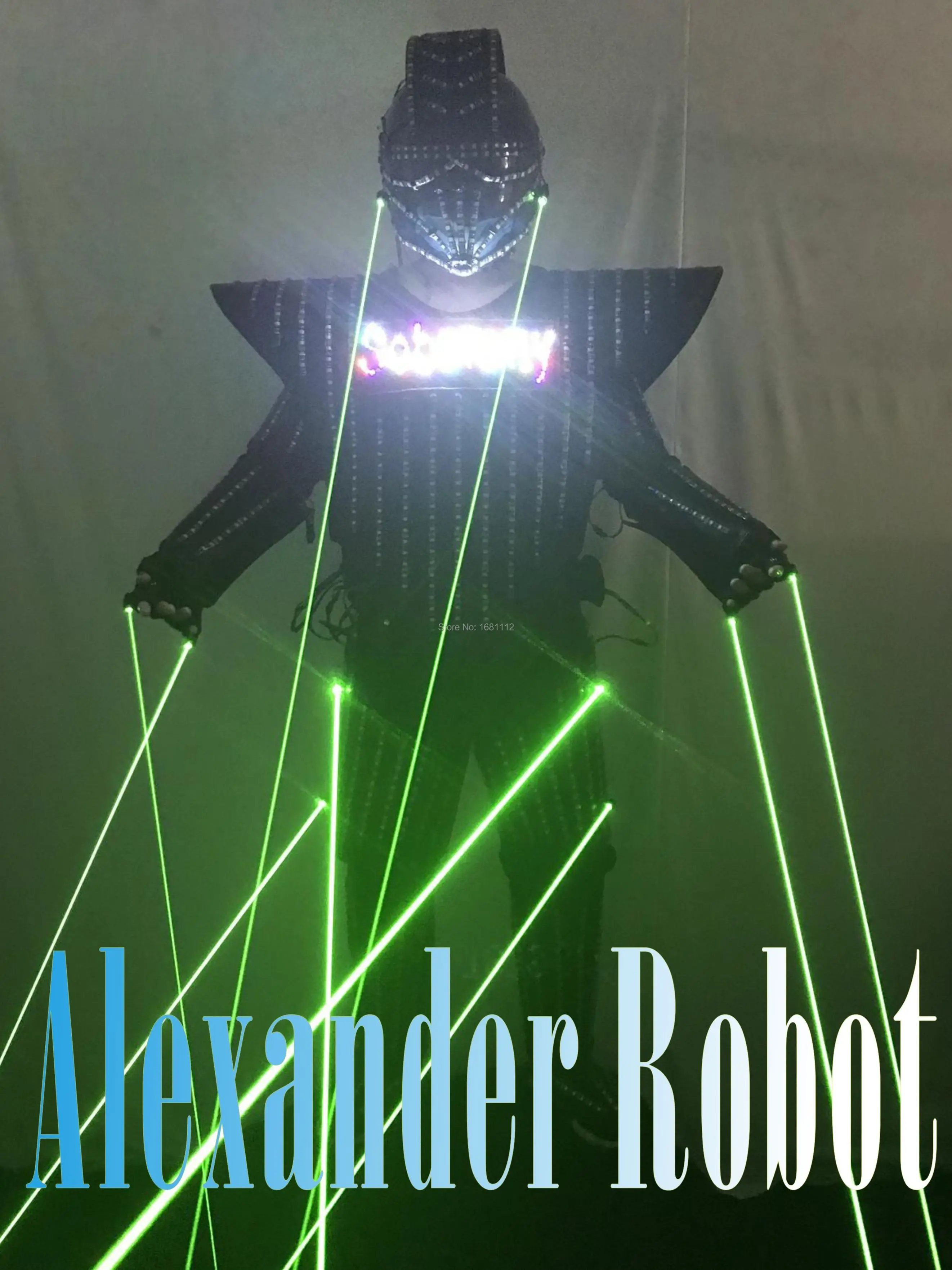 LED Costume design Clothing Light Costume suits LED Robot suits/ ALEXANDER robot