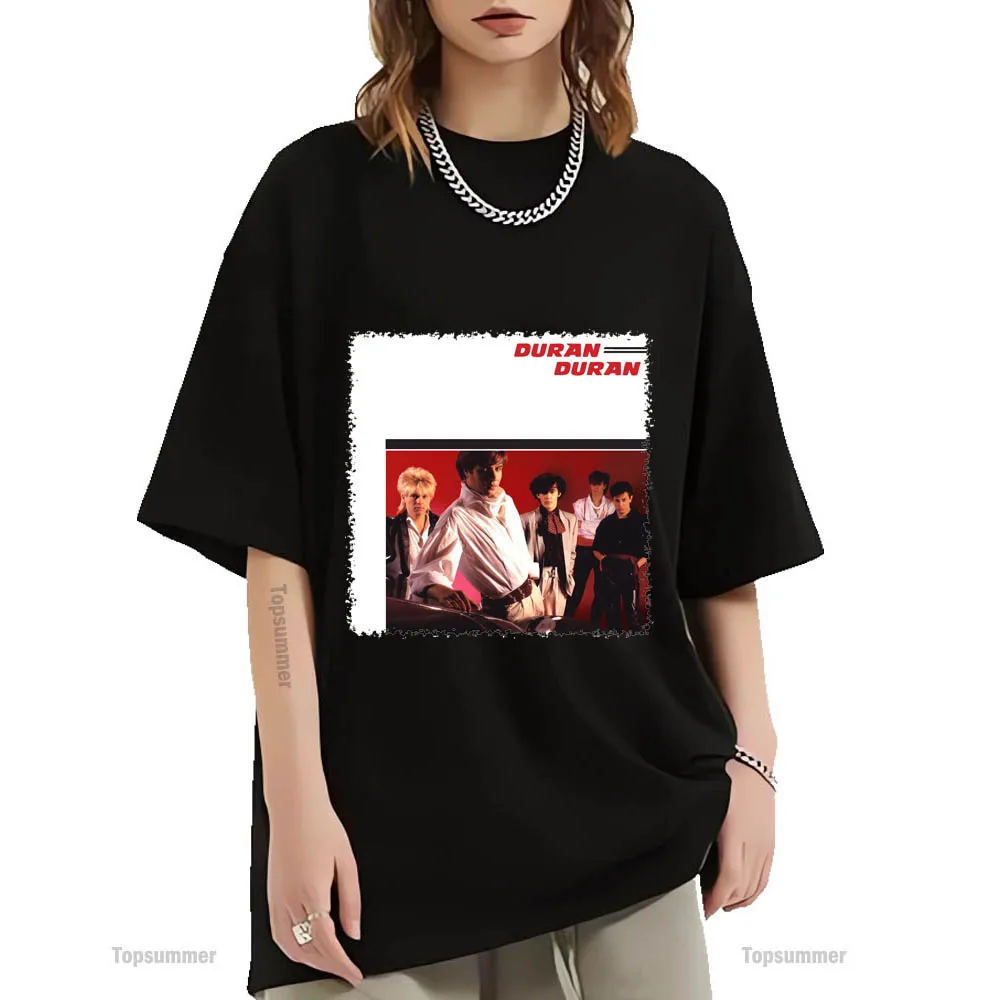 Duran-Duran Album T-Shirt Duran-Duran Tour T Shirt Coppie Semplici Streetwear Magliette A Maniche Corte Vestiti Di Cotone