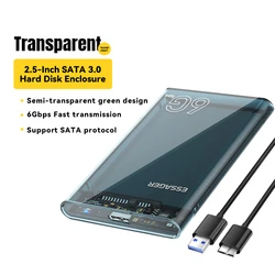 Compact USB 3.0 External Hard Drive Enclosure (Grey)